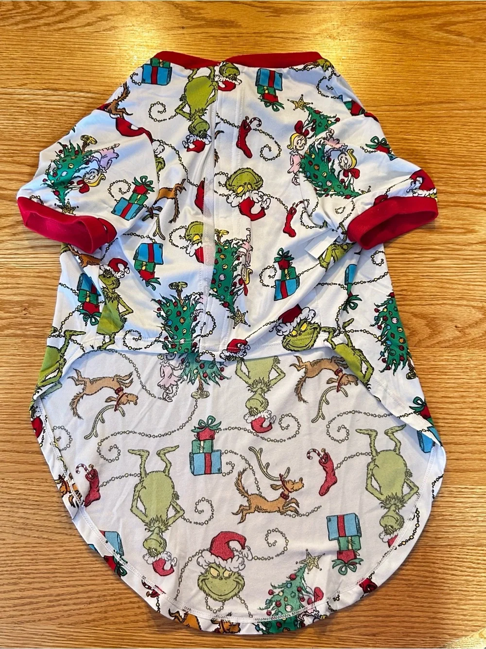 Dr. Seuss The Grinch Dog Christmas Pajamas Size Large NWT